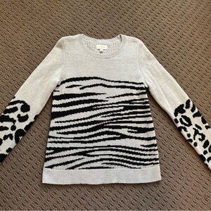 Lucky Brand Gray Knit Sweater